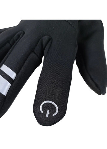 Рукавички демісезонні з сенсорним антиковзаючим покриттям світловідбивними елементами (478327-Prob) Розмір XL Unbranded (304140638)