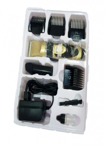 Бездротова машинка для стрижки волосся GM-6066 з додатковим акумулятором Geemy (289370159)