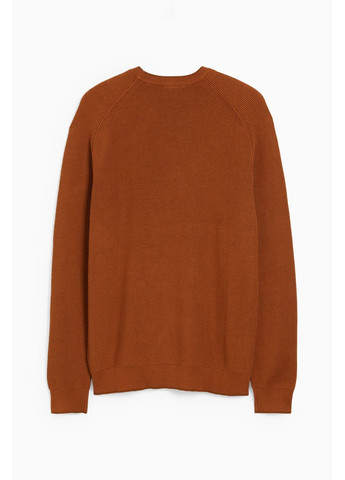 Коричневий демісезонний светр з бавовни C&A