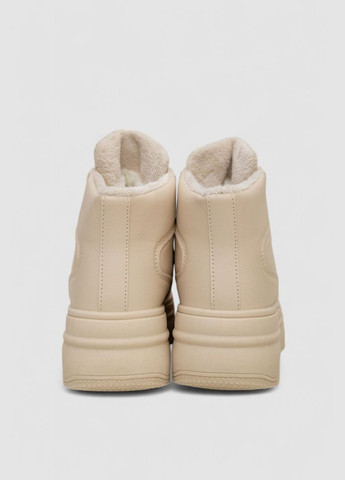 Кроссовки женские зимние на меху,, 248RAM015 Stilli бежевые всесезоны (313290334)