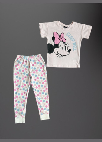 Рожева піжама футболка + штани Disney