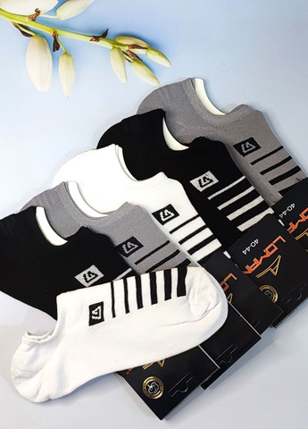 Сліди бавовняні з силіконовою вставкою на п'ятці (6 пар) Житомир Lomani (331290945)