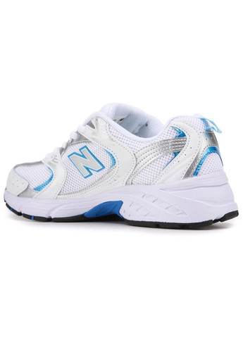 КРОССОВКИ ЖЕНСКИЕ NEW BALANCE 530 WHITE SKY BLUE НЬЮ БЕЛАНС 530 No Brand белые демисезоны (367176885)