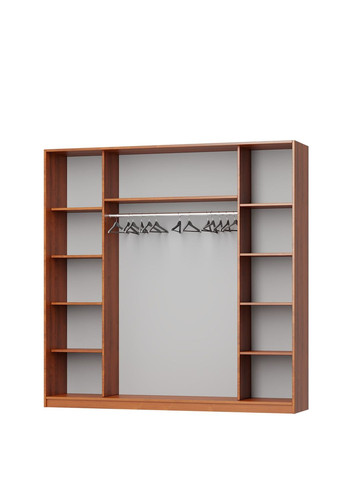 Шкаф-купе трехдверный Комбо AL 3 Зеркала 220x60x210 см (MBS-3426) MebelStar (346288936)