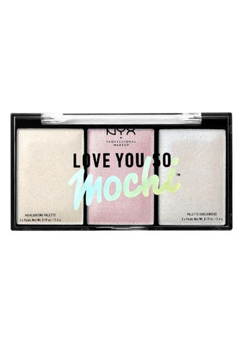 Палітра хайлайтеров Love You So Mochi highlighting palette (3 відтінки) Arcade Glam (LYSMHP02) NYX Professional Makeup (279364127)