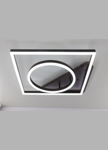 Люстра светодиодная потолочная LED светильник для квартиры на потолок лэд с пультом 25580 Коричневый 10х48х48 см. Sunnysky (364763662)