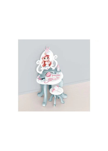 Косметический столик с зеркалом 1638 на ножках пластик ТЕХНОК 4+ ментоловый 1638 ТехноК Тех1638 (370650559)