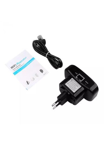 Усилитель Wifi сигнала (ретранслятор) Kebidumei 300Mbps Черный No Brand (300577747)