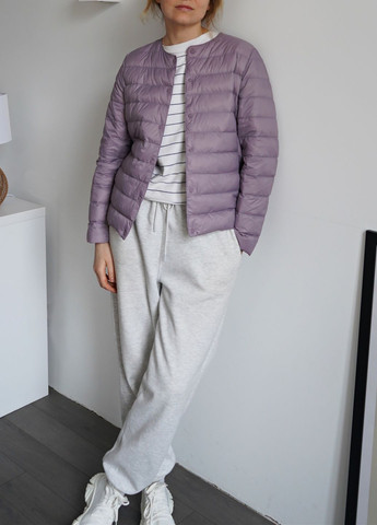 Лавандовий Пуховик One