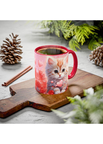 Керамическая чашка с дизайном "Котик"-2 No Brand (368671829)