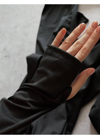 Базовый комбинезон с молнией с утеплением, микродайвинг термо — ЗАМЕРЫ В ОПИСАНИИ DK/DL Мода без кордонів комбинезон-брюки однотонный чёрный повседневный