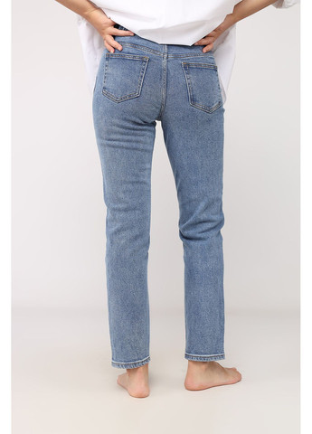 Джинсы mom женские цвет синий CB-00279673 Yuki - (366421880)