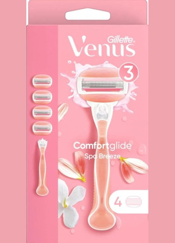 VENUS ComfortGlide SPA Breeze Бритва с 4 сменными кассетами Gillette (335031196)