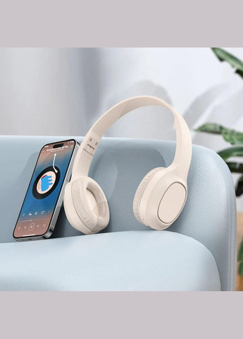 Бездротові навушники W46 Charm BT headset Milky White Hoco (325428960)