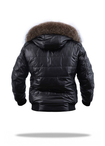 Черная зимняя куртка на верблюжьей шерсти мужская uf 2343 черная Freever
