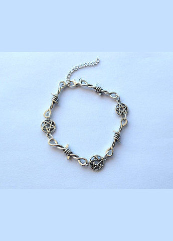 Браслет пентаграмма и колючая проволока с пентаграммой No Brand (346125120)