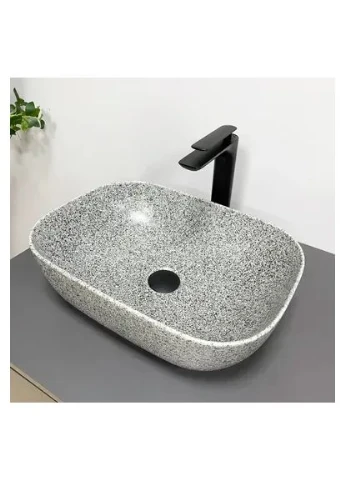 Раковина (умывальник) RAVENNA SPACE GREY MATT накладная VBI (393112255)