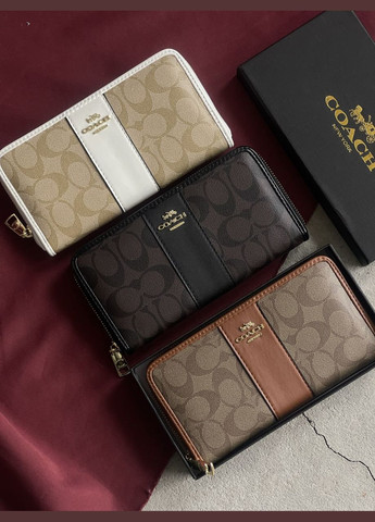 Гаманець Коч великий з полоскою персиковий No Brand (317989393)