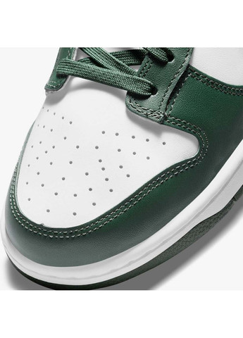 Зеленые демисезонные мужские кроссовки dunk low retro зеленый Nike