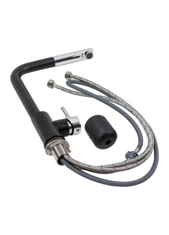 Кухонний змішувач з висувною лійкою Q411MB Valeso (364359120)