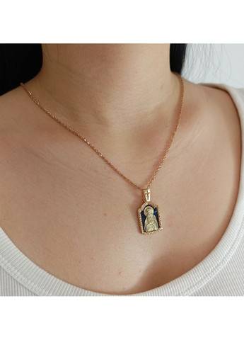 Ладанка "Св.Серафим" из золота с эмалью 11005_ЛЭ No Brand Підвіска (370756216)