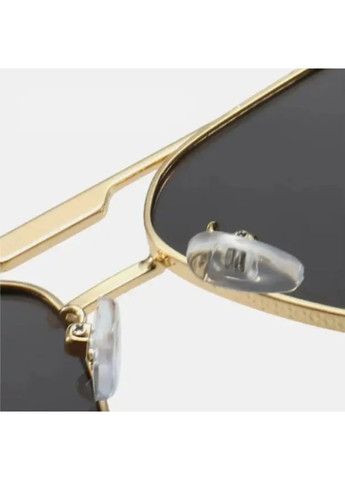 Сонцезахисні окуляри квадратні унісекс золотисті 54мм метал+полікарбонат градієнтні лінзи UV400 ретро стиль для подорожей No Brand (364859628)