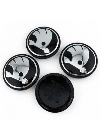 1 штука Колпачок в диски 65/56 заглушка для дисков Шкода (1 шт.) No Brand (364958841)