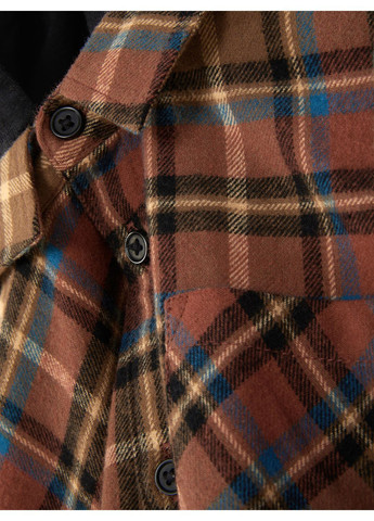 Сорочка демісезон,коричневий в клітку, Primark (364533342)