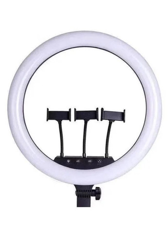Кільцева LED Лампа RL14 35см + 3 тримача + Штатив 210 см 3 режима світла Набір блогера Ring Light (351359195)