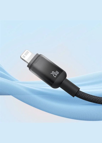 Зарядний кабель USB-Lightning для iPhone / Провід шнур юсб лайтнінг для зарядки айфона Apple пристроїв 1м Baseus (360630720)