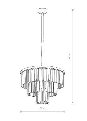 Люстра Cristal E14 9x40W IP20 Bl (7616) Nowodvorski (305758852)