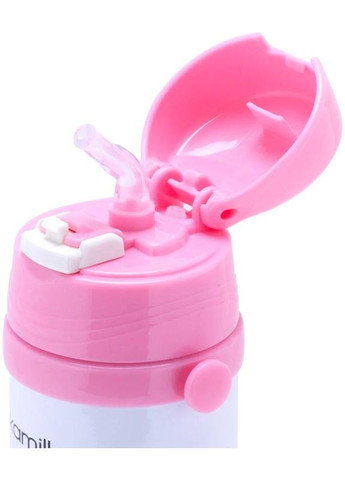 Термос дитячий Зоопарк 500мл із нержавіючої сталі для напоїв з трубочкою для дітей Kamille (368981730)