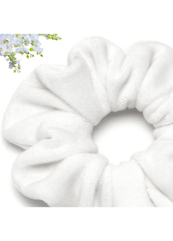 Гумка для волосся велюрова біла Hand Made UA 15 см Handmade (368772196)