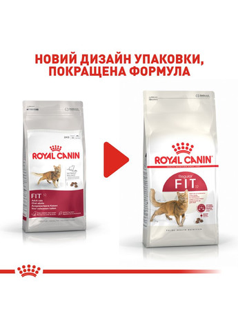 Сухой корм для домашних и уличных кошек Fit 400 г (3182550702157) (2520004) Royal Canin (279567467)