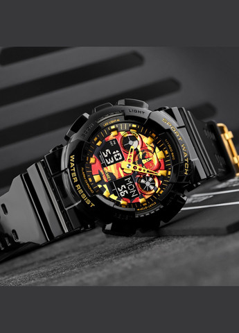 1832CMBKGD Black-Gold Camo SALE Skmei (372949221)