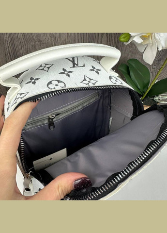 Дитячий мінірюкзачок Луї Вітон, маленький рюкзачок для дівчаток Білий PTR No Brand (334731014)