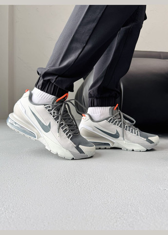 Серые демисезонные кроссовки мужские и женские nike air max pulse 270 grey blue | найк аир макс пульс 270 серые No Brand