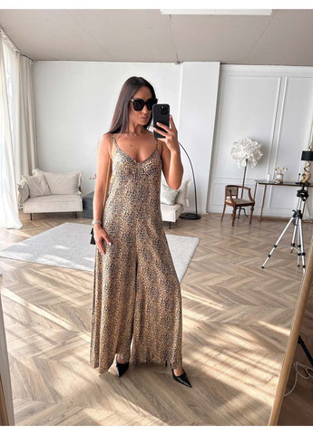 Комбинезон Peony комбинированный шелк