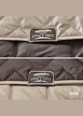 Покривало на ліжко диван 220х240 см стьобане двостороннє якісна стібка мікрофібра IDEIA (334726531)