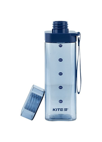 Бутылка для воды 550 мл квадратная голубая Kite (324440359)