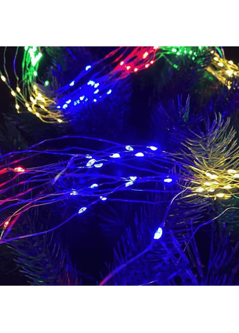 Светодиодная гирлянда внутренняя конский хвост водопад на елку с работой от сети 3 м 600LED (478619-Prob) Разноцветная Unbranded (307437891)