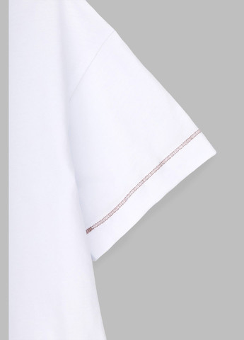 Белая летняя футболка Viollen