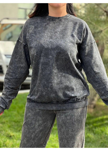 Женский костюм SEVILEN 142 варка тай дай свитшот оверсайз и штаны джоггеры на резинке снизу манжет No Brand (302899848)