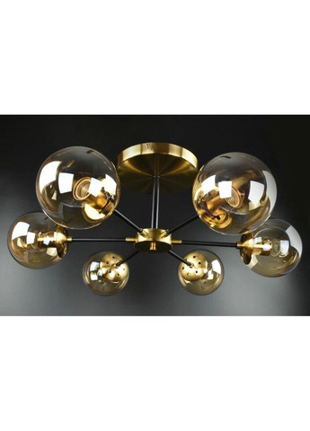 Люстра потолочная на 6 лампочек 26591 Латунь 26х65х65 см. Sunnysky (335975122)