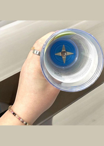 Портативний блендер-шейкер з акумулятором 380 мл, USB, для смузі та коктейлів MIC (345640641)