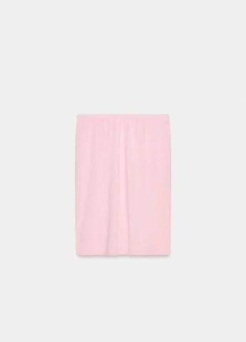 Розовая однотонная юбка Zara
