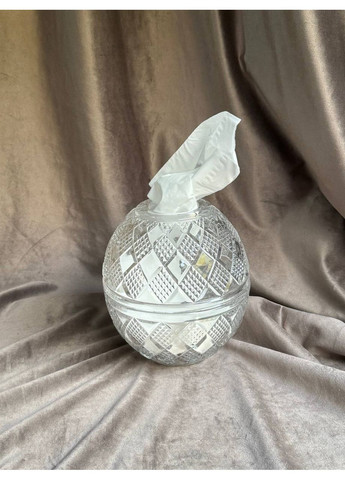 Серветниця HP-4-110 скляна настільна 17х15 см Прозорий Yiwu (361963315)