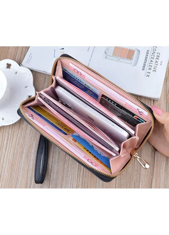 Женский кошелек клатч рептилия на молнии крокодил Красный No Brand (393672733)