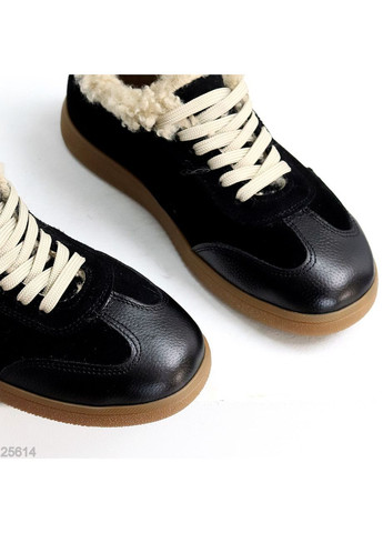 Кросівки зимові Azalis, натуральна замша, чорні, утеплені екохутром No Brand чорні (365553035)