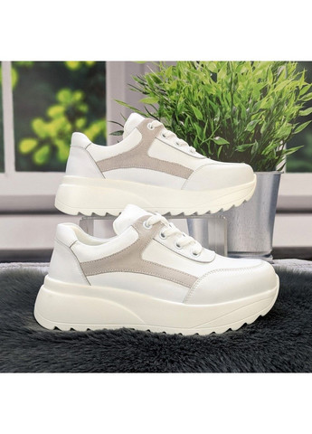 Кроссовки женские Hengji белые демисезоны (320171377)